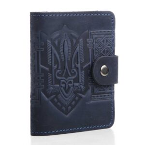 Візитниця синя "Герб"