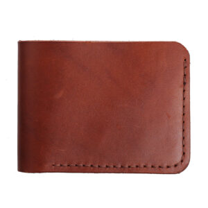 Гаманець гладкий коричневий