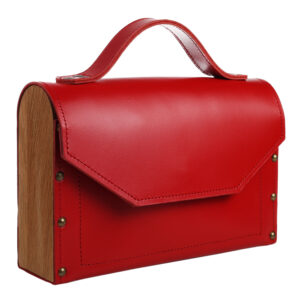 Шкіряна сумка "Кармен" червона